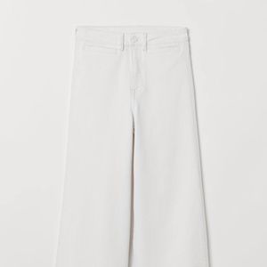 White h&m culottes in size 4